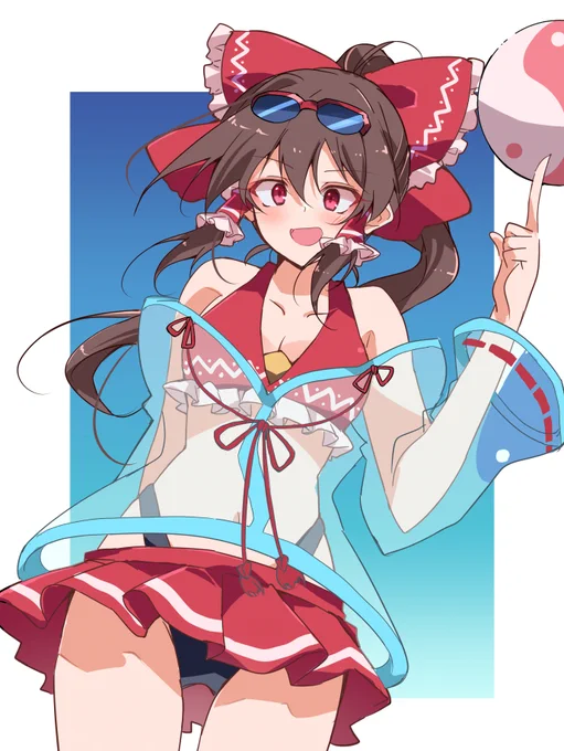 エクリプスの水着霊夢