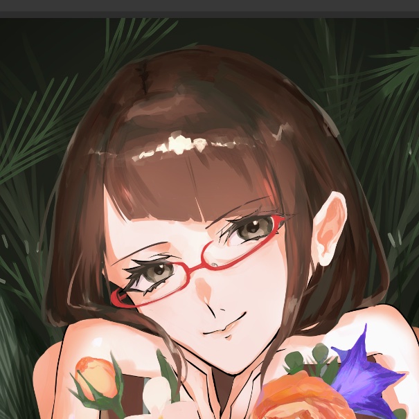 yajimura926's tweet image. トーンカーブつけてないトゥルトぅるのミリエルさんの髪の毛