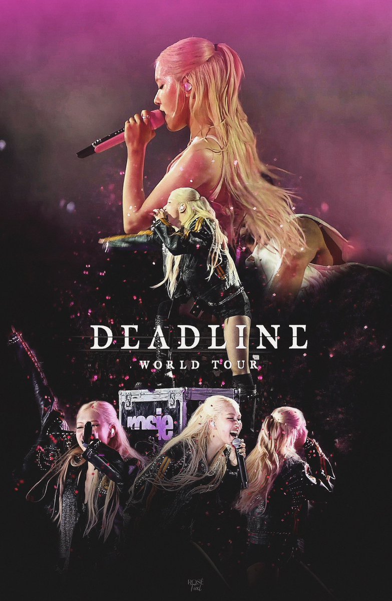 rosetial's tweet image. ROSÉ • Deadline World Tour

Seoul Day 1 — Tour Poster 

ROSÉ DEADLINE TOUR 
#ROSÉinSEOUL #ROSÉ
#BLACKPINK_DEADLINE