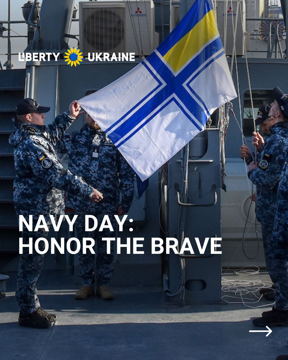 LibertyUkraineF's tweet image. Ukrainian Navy Day: This Sunday, July 6, we honor the brave men and women of Ukraine’s Navy—those who defend our freedom on water, land, and in the skies. 🌊🇺🇦
Since the full-scale invasion, our sailors have done the impossible—defending Odesa, downing enemy aircraft, sinking…
