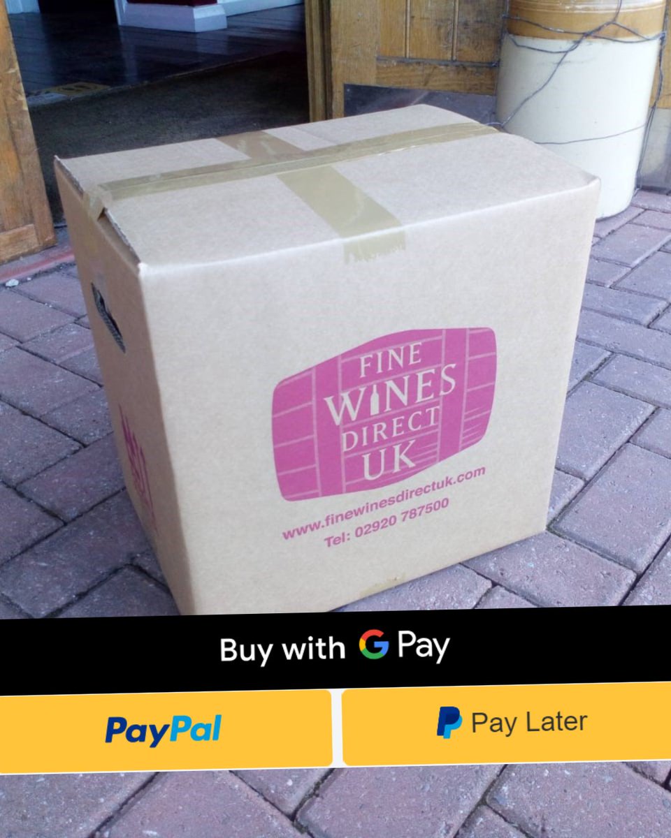 #DidYouKnow that we accept payment for online orders by debit card, PayPal and GPay? It's never been easier to have a box just like this land on your doorstep! 

Visit finewinesdirectuk.com 

#Wine #WineOrders #WineLove #WineOnline #WineDelivery #CardiffWineShop