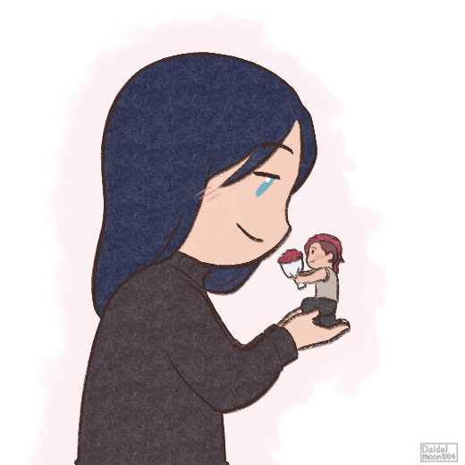 DaldalMoon1004's tweet image. 💐❤️💙 #caitvi