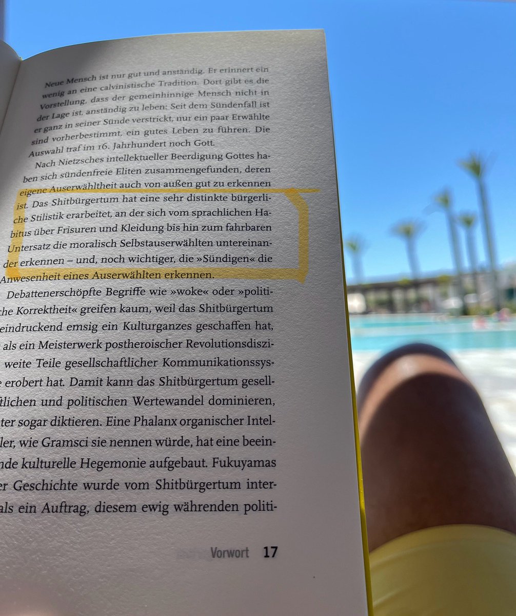 🤝<a href="/ulfposh/">Ulf Poschardt</a>. Danke, für die kurzweilige Urlaubslektüre. #shitbuergertum