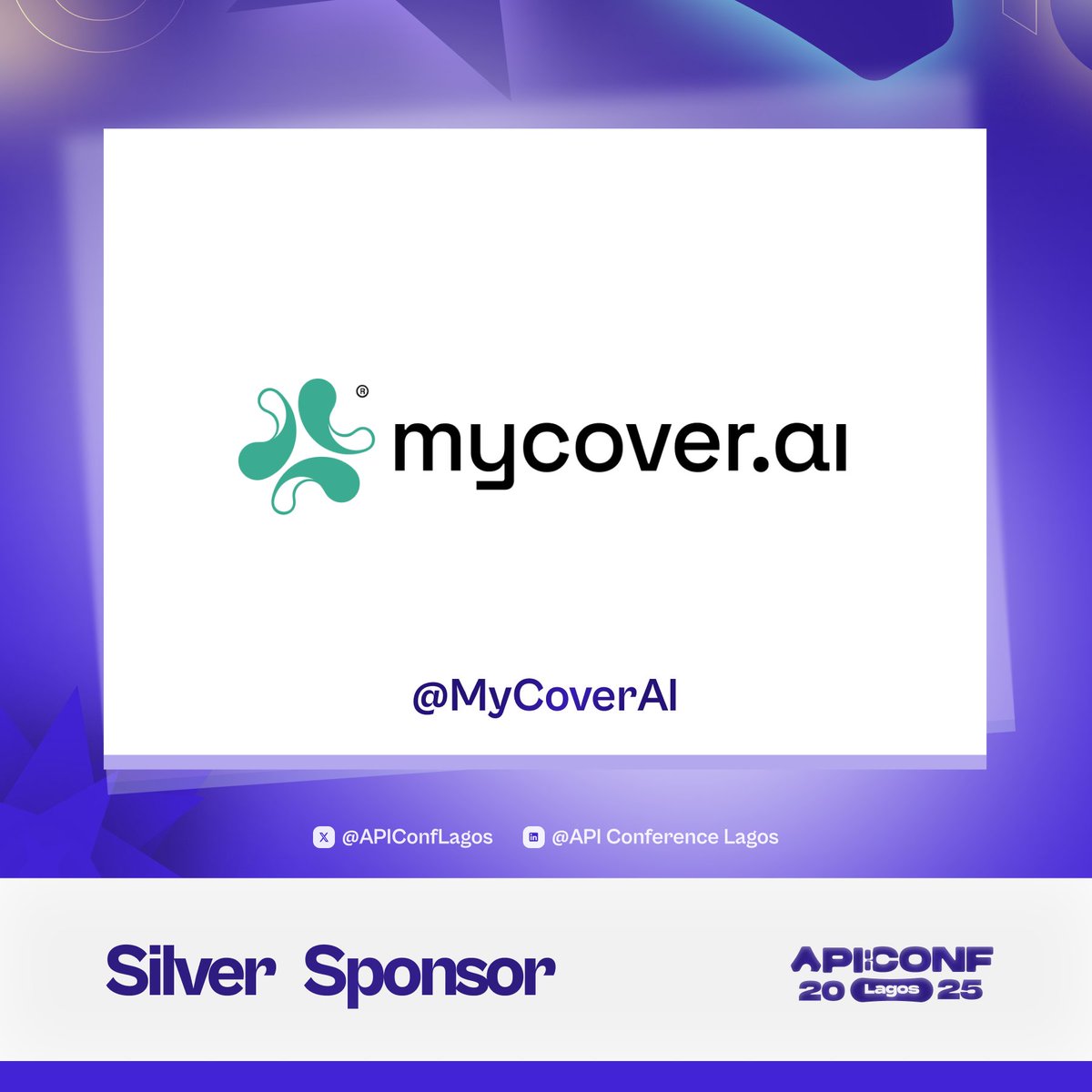 API Conference Lagos (@apiconflagos) on Twitter photo We’re excited to announce <a href="/MyCoverAI/">MyCover.ai (Techstars '22)</a> as a Silver Sponsor for #APIConfLagos2025! 🎉
They’re powering embedded insurance in Africa with APIs, low-code tools & AI claims management.
Win FREE gadget insurance for a year!
Enter now 👉 forms.gle/Atq3npJH8kzpr2…
#Insurtech We’re excited to announce <a href="/MyCoverAI/">MyCover.ai (Techstars '22)</a> as a Silver Sponsor for #APIConfLagos2025! 🎉
They’re powering embedded insurance in Africa with APIs, low-code tools & AI claims management.
Win FREE gadget insurance for a year!
Enter now 👉 forms.gle/Atq3npJH8kzpr2…
#Insurtech