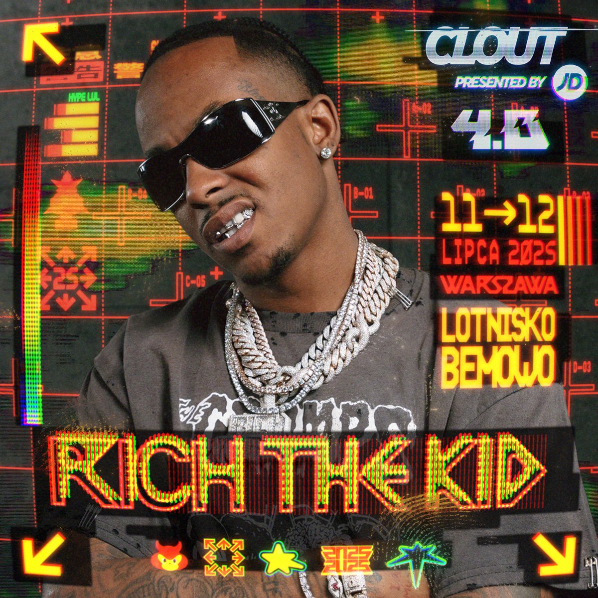 Rich the Kid wystąpi na CLOUT Festival presented by JD! 💠

Artysta pojawi się w zastępstwie za Osamasona, który decyzją niezależną od organizatorów odwołał całą europejską trasę.

SOLD OUT INCOMING: tixyapp.com/event/clout-fe…