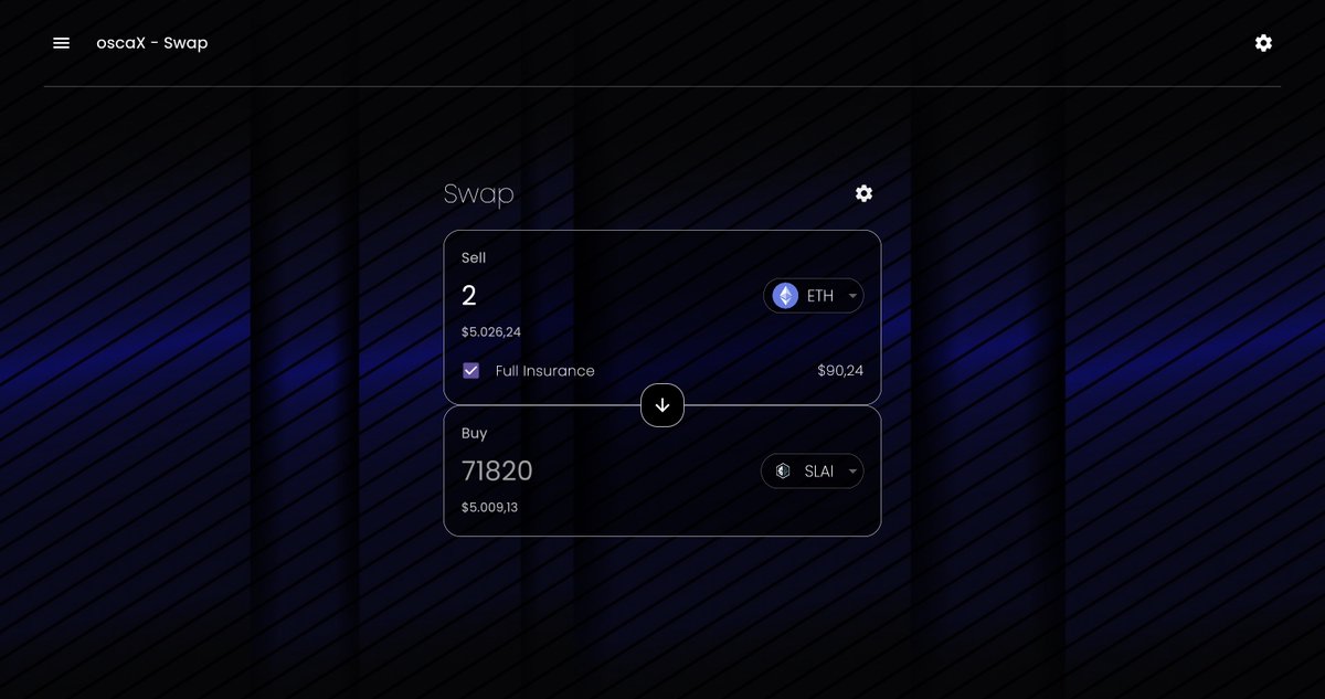 oscastack's tweet image. 🌐 oscaX Swap Interface
Today, we're excited to share a first look at the upcoming oscaX Swap Interfac, a key component of our evolving platform.
This user interface is designed to become the primary access point for users who wish to trade tokens across major decentralized…
