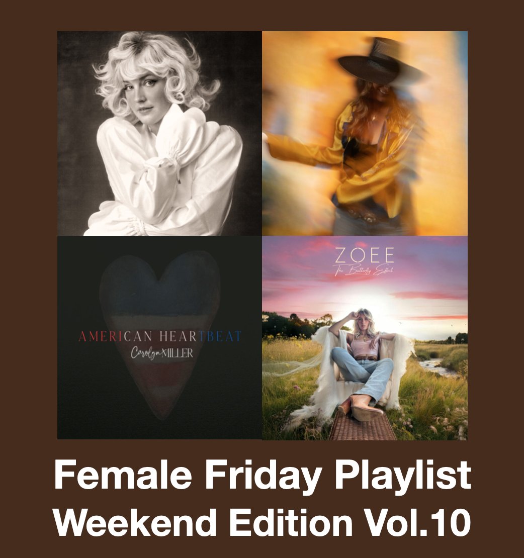 Scott Kash (@scottkash88) on Twitter photo NEW #FemaleFriday Top #NewCountryMusic Releases
<a href="/camcountry/">Cam</a> Everblue
<a href="/alyssabonagura/">Alyssa Bonagura</a> Feels So Good!
<a href="/Carolyn_Miller/">Carolyn Miller</a> American Heartbeat
<a href="/ZoeeMusic/">Zoee</a> album The Butterfly Effect
#Spotify
rb.gy/cfochd
#NewMusic2025 #Country #WomenOfCountry NEW #FemaleFriday Top #NewCountryMusic Releases
<a href="/camcountry/">Cam</a> Everblue
<a href="/alyssabonagura/">Alyssa Bonagura</a> Feels So Good!
<a href="/Carolyn_Miller/">Carolyn Miller</a> American Heartbeat
<a href="/ZoeeMusic/">Zoee</a> album The Butterfly Effect
#Spotify
rb.gy/cfochd
#NewMusic2025 #Country #WomenOfCountry