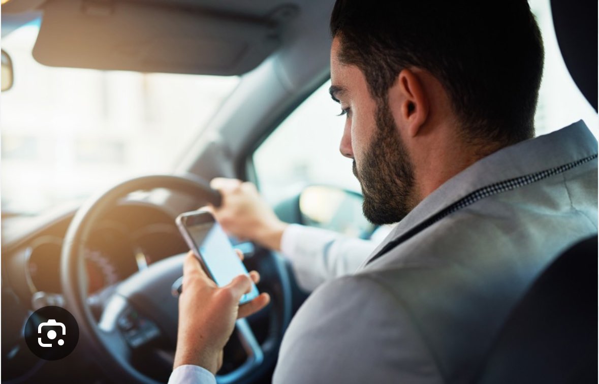 rajeevgurgaon's tweet photo. In today’s time, if vehicle in front of you running slow even though road is free, 99% driver shall be using mobile phone. Isn’t it? This is common scenario on the road and leading to mishaps. #DonotUseMobileWhileDriving #RoadSafety @nitin_gadkari 
(AI images) https://t.co/NybS6Hh1xw