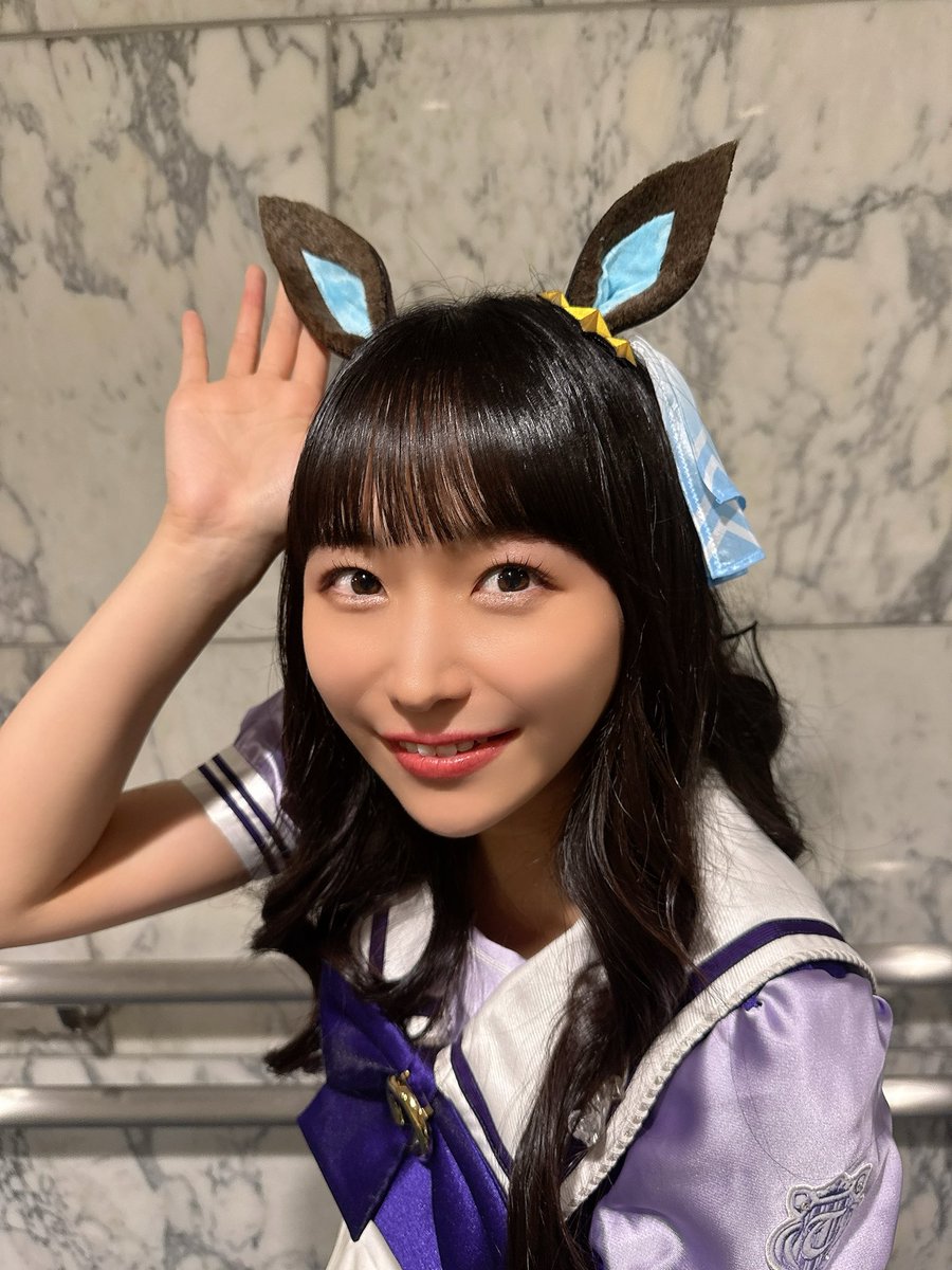 Hina_Youmiya's tweet image. 『ウマ娘 発売記念イベント』

初めてトレセン学園の制服を着て
出走させていただきました✨
タクトちゃんとしてまたパフォーマンスを
させていただけてとても嬉しかったです✨
本日会いに来てくださった方も
遠くから応援してくださった方も
タクトちゃんとしてまたお会いできますように✨

#ウマ娘