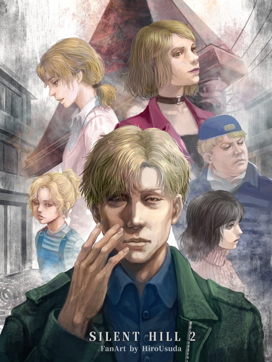 hirousuda's tweet image. I draw fan art of Silent Hill 2🟥
#SilentHill #SilentHill2Remake