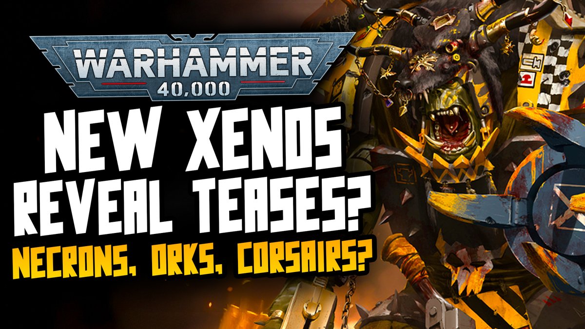 The big summer reveals are just a few weeks away and I think we could be getting a lot of Xenos love, we have some big hints that link to some rumours for range refreshes and more! #warhammer40k #warhammer 

youtu.be/salHxZ2fKIo