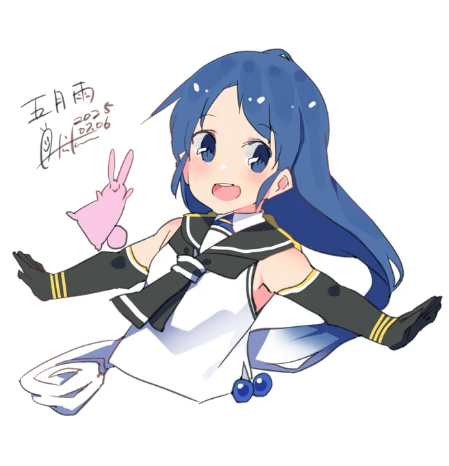 五月雨『あたし、がんばっちゃいますから!』 #艦これ #五月雨 #艦これ版深夜の真剣お絵描き60分一本勝負 #艦これ版真剣お絵描き60分一本勝負_20250706
