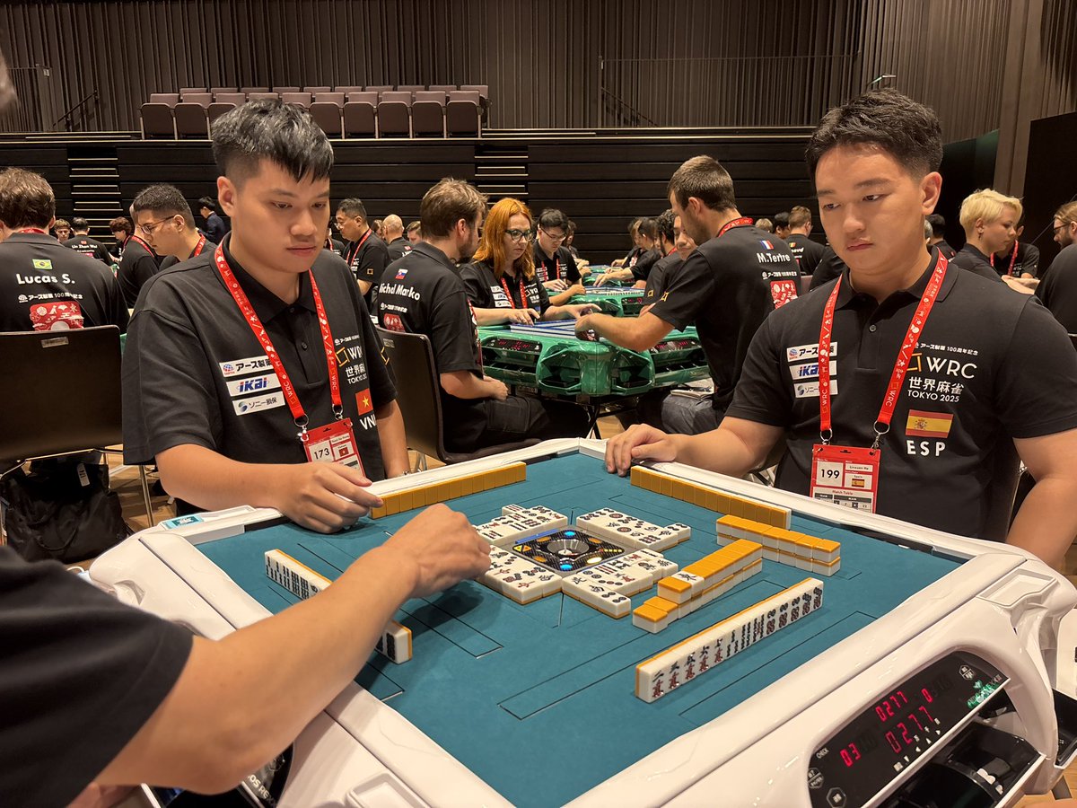 MahjongIsFun's tweet photo. [Recap] Moments from WRC 2025

Goodbye Tokyo 🀄️

#世界麻雀 #Mahjong #Tokyo #Vietnam https://t.co/rL29QmWTZq