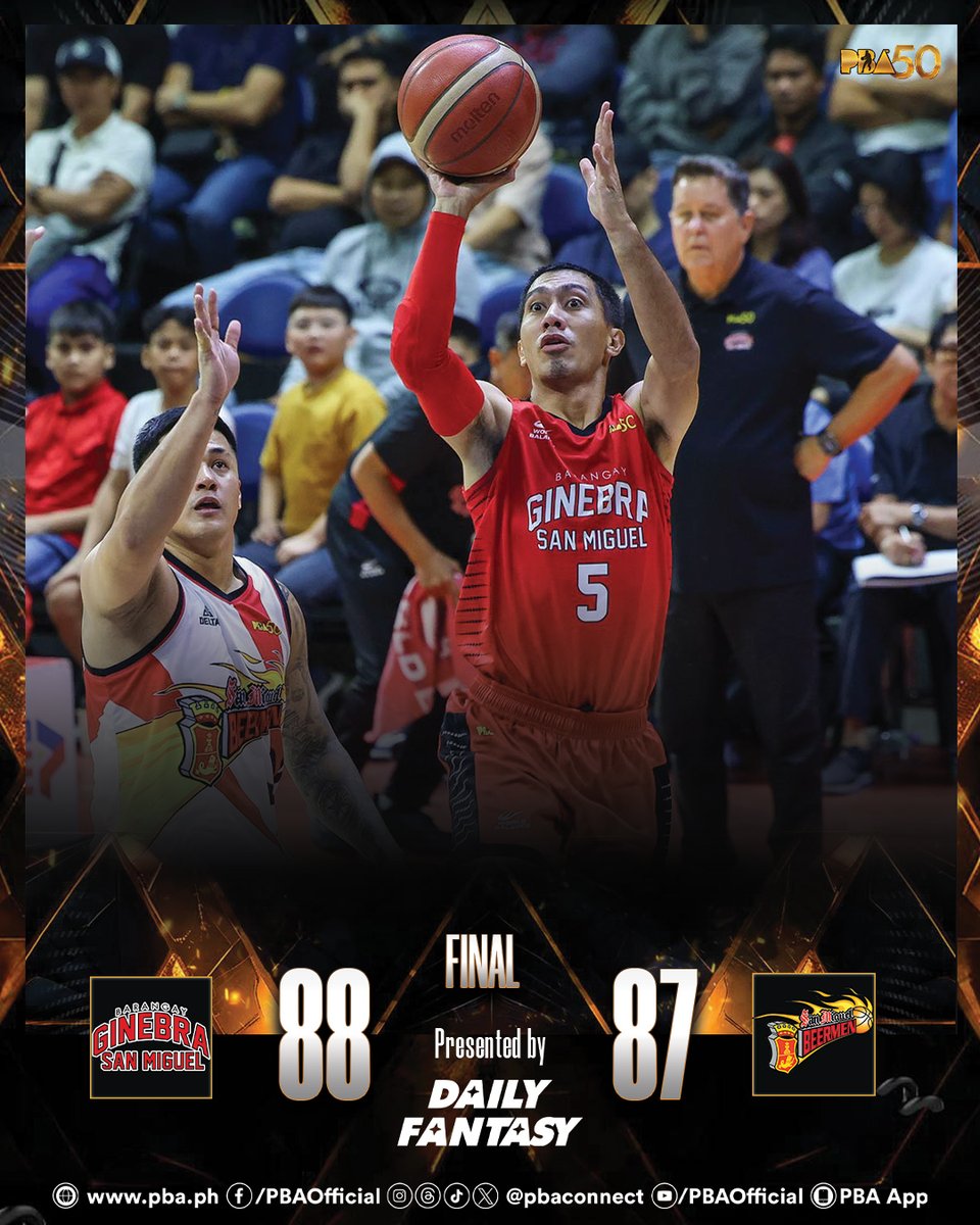 Game 7 it is. 

#PBAAngatAngLaban