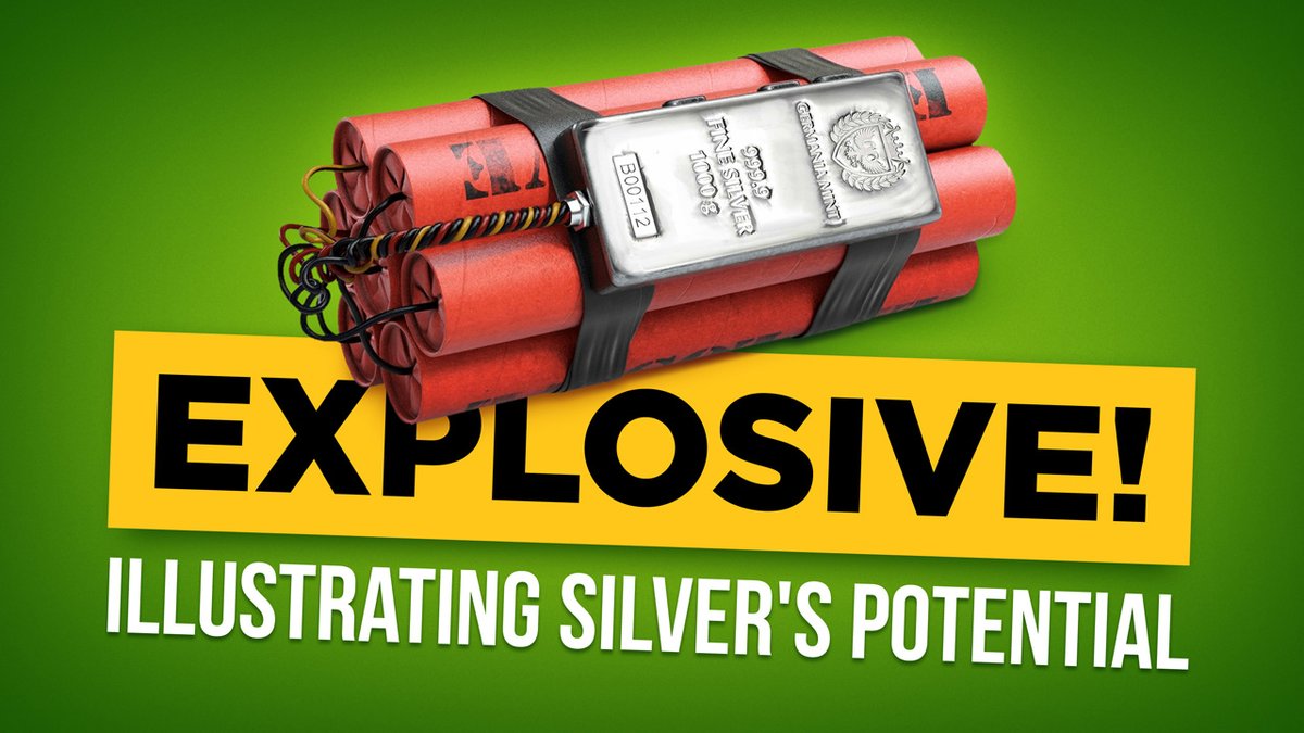 I've recently came up with an entirely new way to illustrate the explosive potential of silver. Join me as I distill everything that I know about this crazy market into a single, eye opening chart.  

youtu.be/SDFW3NgjUDM
