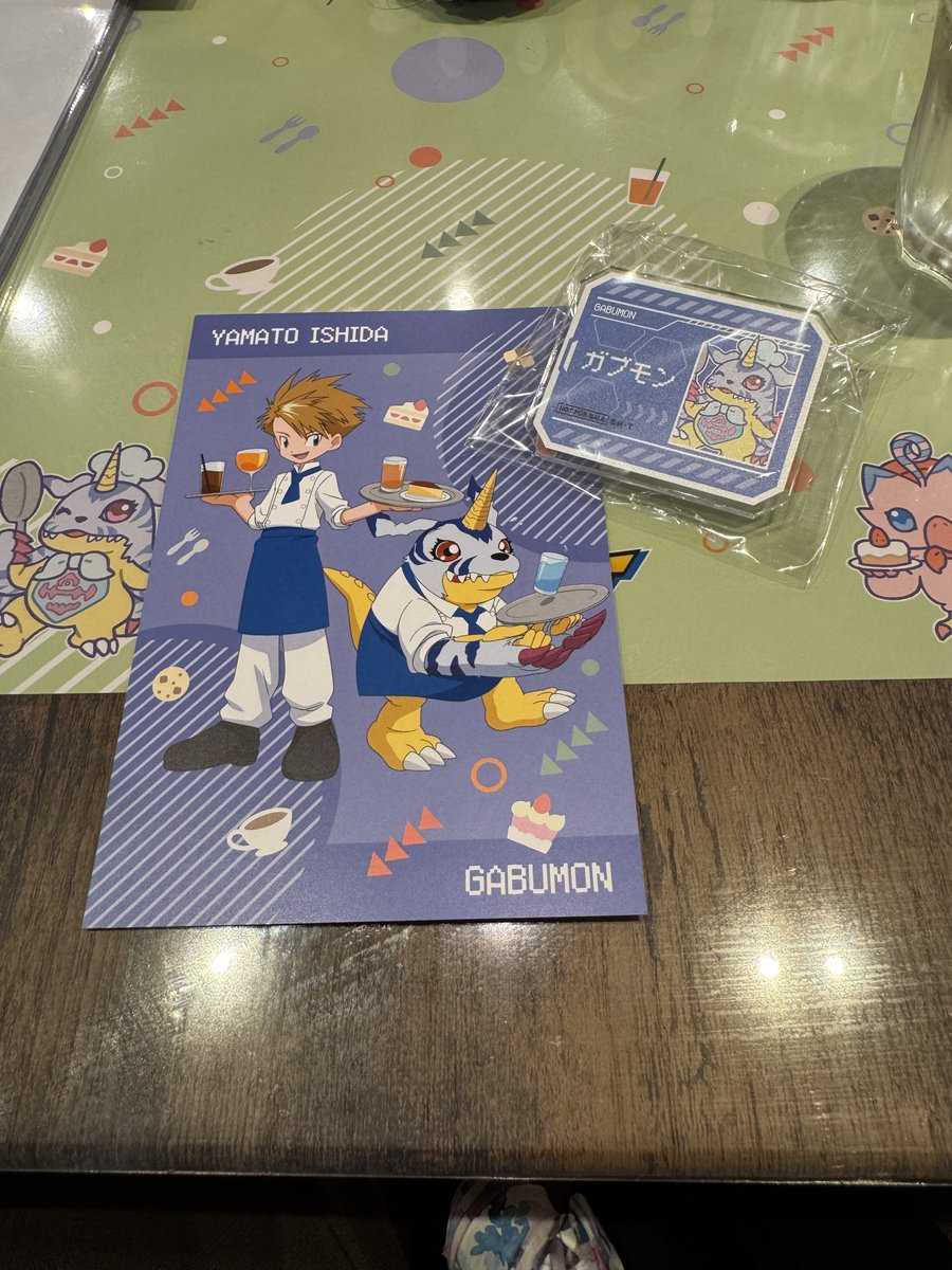 合わせの前は、いつメンでデジモンカフェ行ってました✨

9月のEXPOもみんなで行けたら良いね！