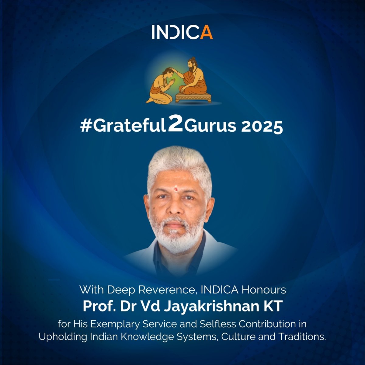 INDICA (@indicaorg) on Twitter photo #Grateful2Gurus 2025 #GuruPurnima #GuruParampara #Chennai
Our Gratitude and Pranams to
Prof Dr Vd Jayakrishnan KT
Renowned Ayurveda Physician, Educator and Leader
<a href="/nagaraj_paturi/">Nagaraj Paturi</a> <a href="/dimplekaul_in/">Dimple</a> <a href="/SaamaanyaJ/">Shivakumar GV INDICA</a> <a href="/AparnaMSridhar/">Aparna M Sridhar</a> #Grateful2Gurus 2025 #GuruPurnima #GuruParampara #Chennai
Our Gratitude and Pranams to
Prof Dr Vd Jayakrishnan KT
Renowned Ayurveda Physician, Educator and Leader
<a href="/nagaraj_paturi/">Nagaraj Paturi</a> <a href="/dimplekaul_in/">Dimple</a> <a href="/SaamaanyaJ/">Shivakumar GV INDICA</a> <a href="/AparnaMSridhar/">Aparna M Sridhar</a>