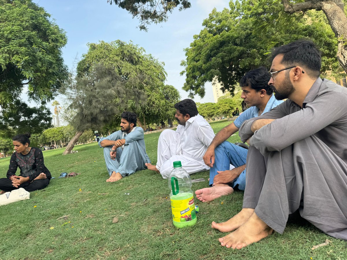 AWPSindh's tweet image. In Yesterday&apos;s study circle-held at Frere Hall- we reflected on Karbala not as a distant tragedy, but as a living resistance.  our discussion and reflection revolved around Ali Shariati&apos;s article on martyrdom, in which he redefines martyrdom as political awakening.