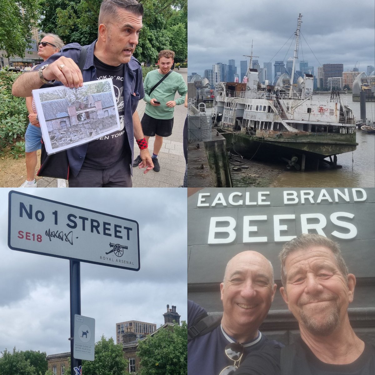 Martin Searle (@calneeagle) on Twitter photo In a phase of <a href="/derelict_london/">Paul Talling</a> walks every w/e at the mo. This week, Woolwich All-Dayer. The old Royal Docks, Woolwich Ferry, a decaying old Mersey ferry, the impressively rejuvenated Royal Arsenal area, much talk of three troublesome kids on bikes...
As ever, excellent. In a phase of <a href="/derelict_london/">Paul Talling</a> walks every w/e at the mo. This week, Woolwich All-Dayer. The old Royal Docks, Woolwich Ferry, a decaying old Mersey ferry, the impressively rejuvenated Royal Arsenal area, much talk of three troublesome kids on bikes...
As ever, excellent.