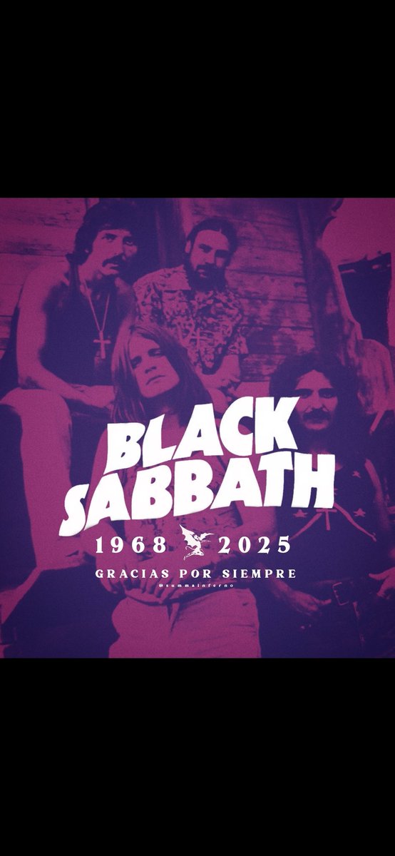 Es retiren els pares del Heavy y no som concients del llegat que deixen. Banda sonora de la meva vida.   Gracies per tot.   Black Sabbat, Ozzy forever🤘🏼