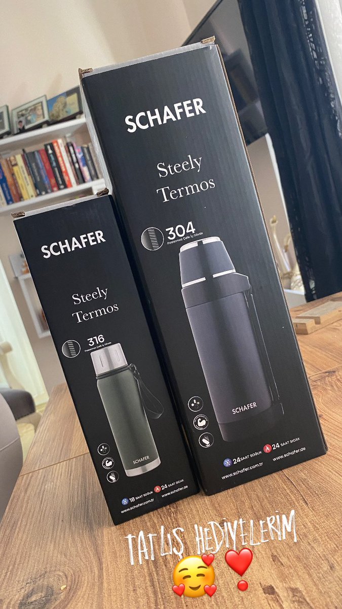 Yasemin86459181's tweet photo. Ara için tesisatlar tamamlanıyor😋🥰
 #termos #matara #schafer ❣️ https://t.co/UJ4xojp0Fa