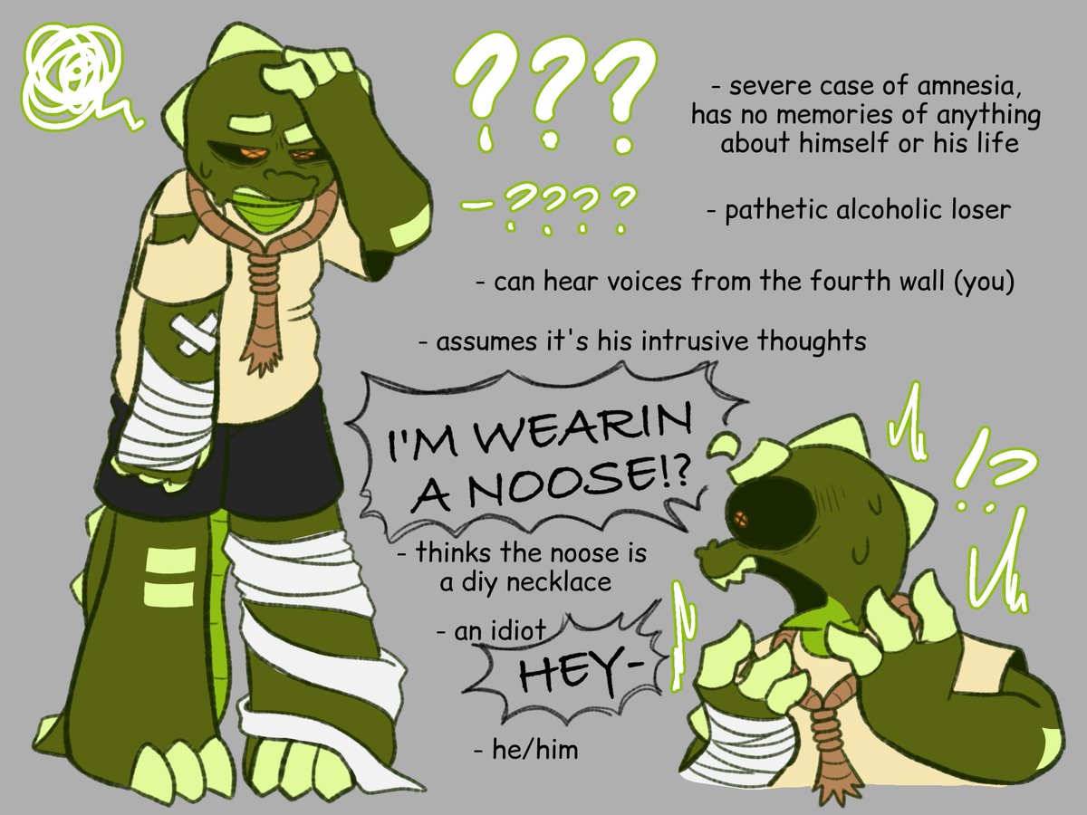 Now who the hell is this?
tw: rope around neck