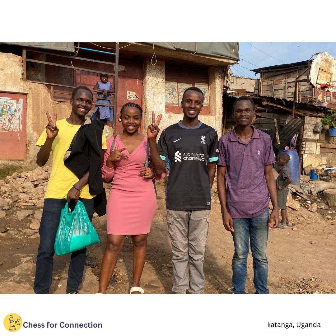 Chess for Connection (@chessforcxt) on Twitter photo ๐ข Bringing Chess and Hope to Katanga, Uganda ๐บ๐ฌ: A Day of Connection โ๏ธ๐ค
a team of 10 passionate volunteers, led by Kabuye Raphael , set out on a mission to bring chess, inspiration, and a sense of connection to the heart of Katanga slums in Kampala ใ ใใ
<a href="/FIDESocialChess/">FIDE_SocialChess</a> ๐ข Bringing Chess and Hope to Katanga, Uganda ๐บ๐ฌ: A Day of Connection โ๏ธ๐ค
a team of 10 passionate volunteers, led by Kabuye Raphael , set out on a mission to bring chess, inspiration, and a sense of connection to the heart of Katanga slums in Kampala ใ ใใ
<a href="/FIDESocialChess/">FIDE_SocialChess</a>