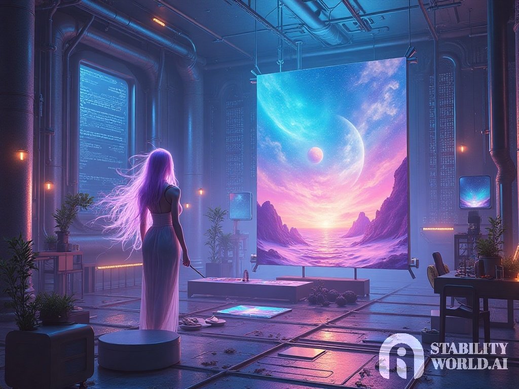🎨✨ Art is Evolving — And So Are You.

With FLUX, Stability World AI unleashes a new era of AI-powered artistic expression.
No more generic generations.
No more lost-in-translation prompts.
FLUX delivers hyper-accurate, deeply creative visuals from your text — precisely how you