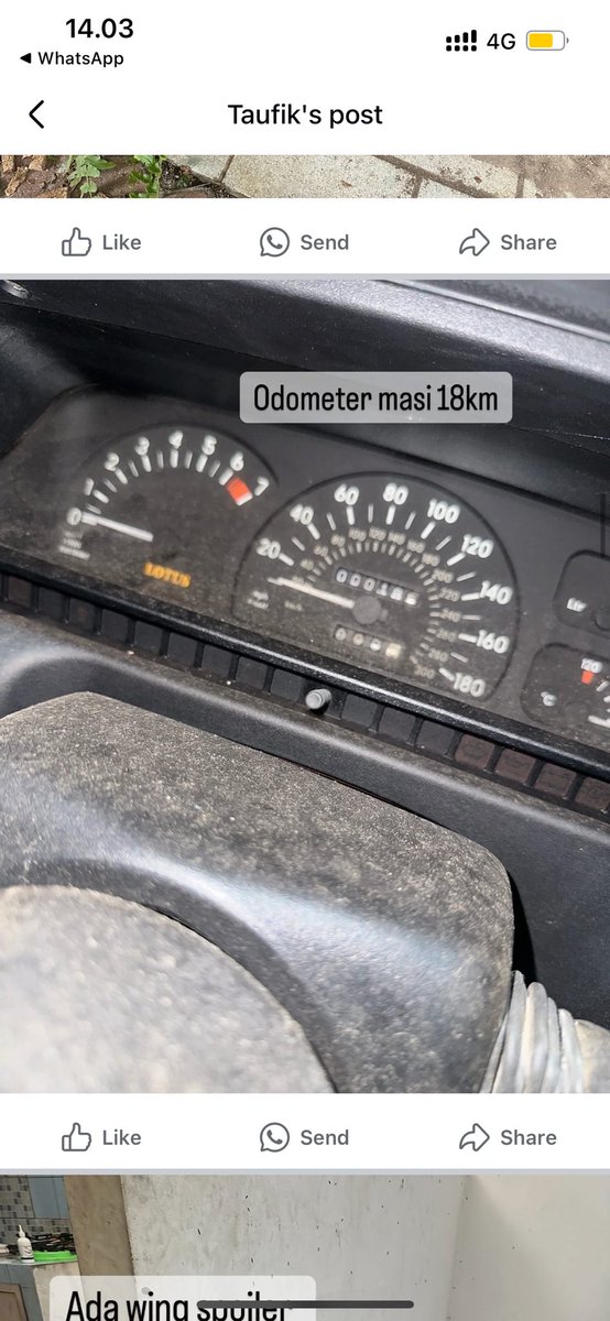 Someone found a fucking Lotus Carlton with only 18 km in Indonesia and no one bats an eye????