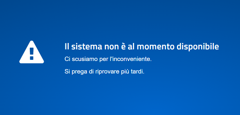 FatturaPro's tweet photo. Il Portale dell'Agenzia delle Entrate non è al momento disponibile dalle ore 8:00 di questa mattina, seguiranno aggiornamenti https://t.co/bqOhEVXE8j