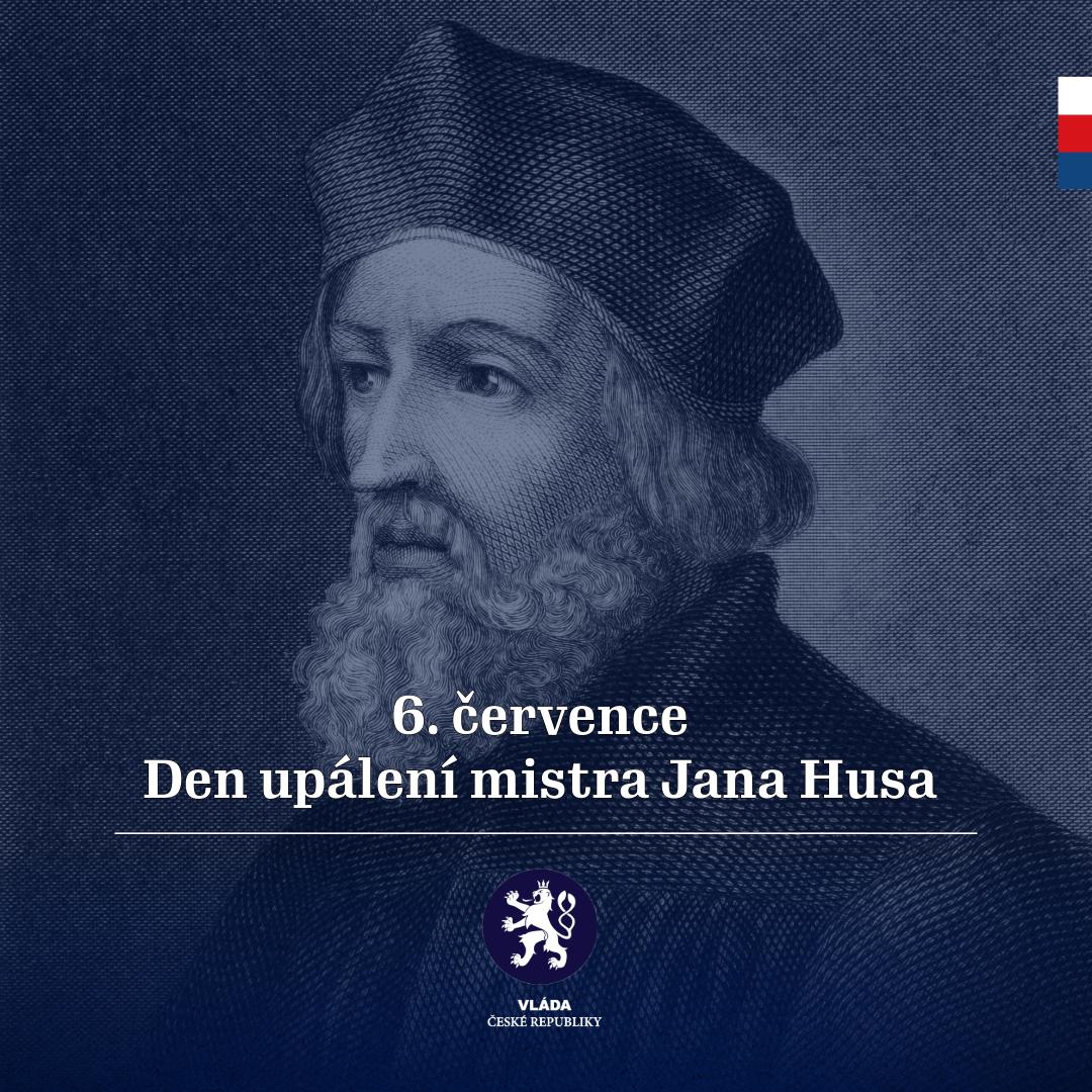 ⬜️🟥🟦 Lásce k pravdě učí odkaz kazatele a reformátora evropského významu Jana Husa, upáleného roku 1415 na hranici před hradbami Kostnice. 

Síla jeho osobnosti a jeho díla jsou nám inspirací dodnes.