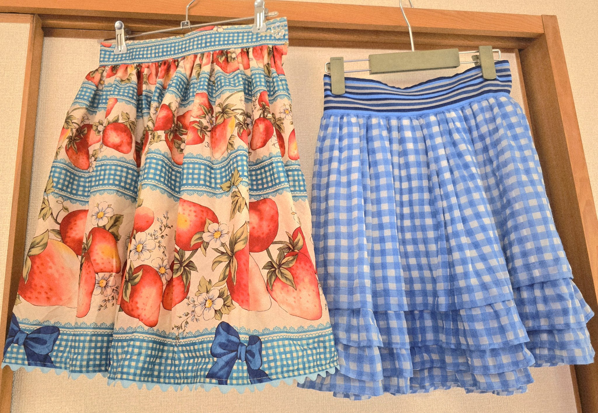 メタモルフォーゼのさくらんぼ柄スカート metamorphose temps de fille - 送料込みメタモのさくらんぼJK