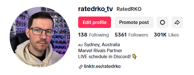 I've reached 5K+ followers on TikTok! 

Balancing a full-time job with streaming and content creation hasn't been easy, so it's great to see all of the hours and hard work paying off.

10K next ⏳