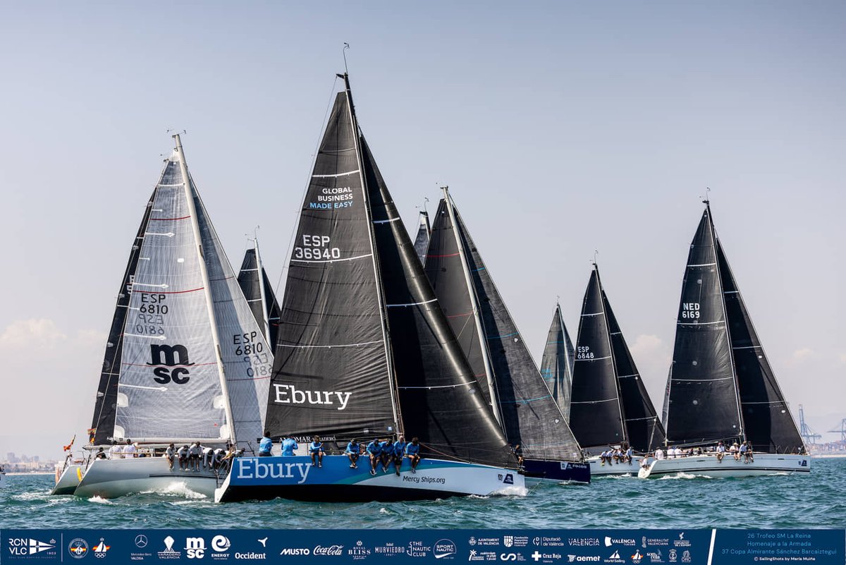#vela Segunda jornada con un viento de menos a más en el <a href="/trofeoreina/">Trofeo SM La Reina</a> <a href="/RCN_Valencia/">RCN Valencia</a> . <a href="/oficial_rfev/">RFEV | Real Federación Española de Vela</a> <a href="/SomVelaFederac/">Som Vela</a> <a href="/J80Spain/">J80 Spain</a> <a href="/RCNBarcelona/">RCNB</a> <a href="/cnarenal/">Club Nautic Arenal</a> <a href="/rcralicante/">Real Club de Regatas de Alicante</a> <a href="/nauticmasnou/">Club Nàutic El Masnou</a> <a href="/rcntorrevieja/">R.C.N. Torrevieja</a> 
regatistas-virtuales.net/noticias/notic…