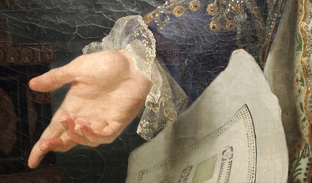 ChopelinP's tweet photo. Détails du portrait du baron de Breteuil par Jean Laurent Mosnier (1743-1808), œuvre présentée au Salon de 1787 (Paris, @MuseeLouvre).
À quand une rétrospective Mosnier, l'un des plus célèbres portraitistes de son temps ? https://t.co/kXkWCyPv5e