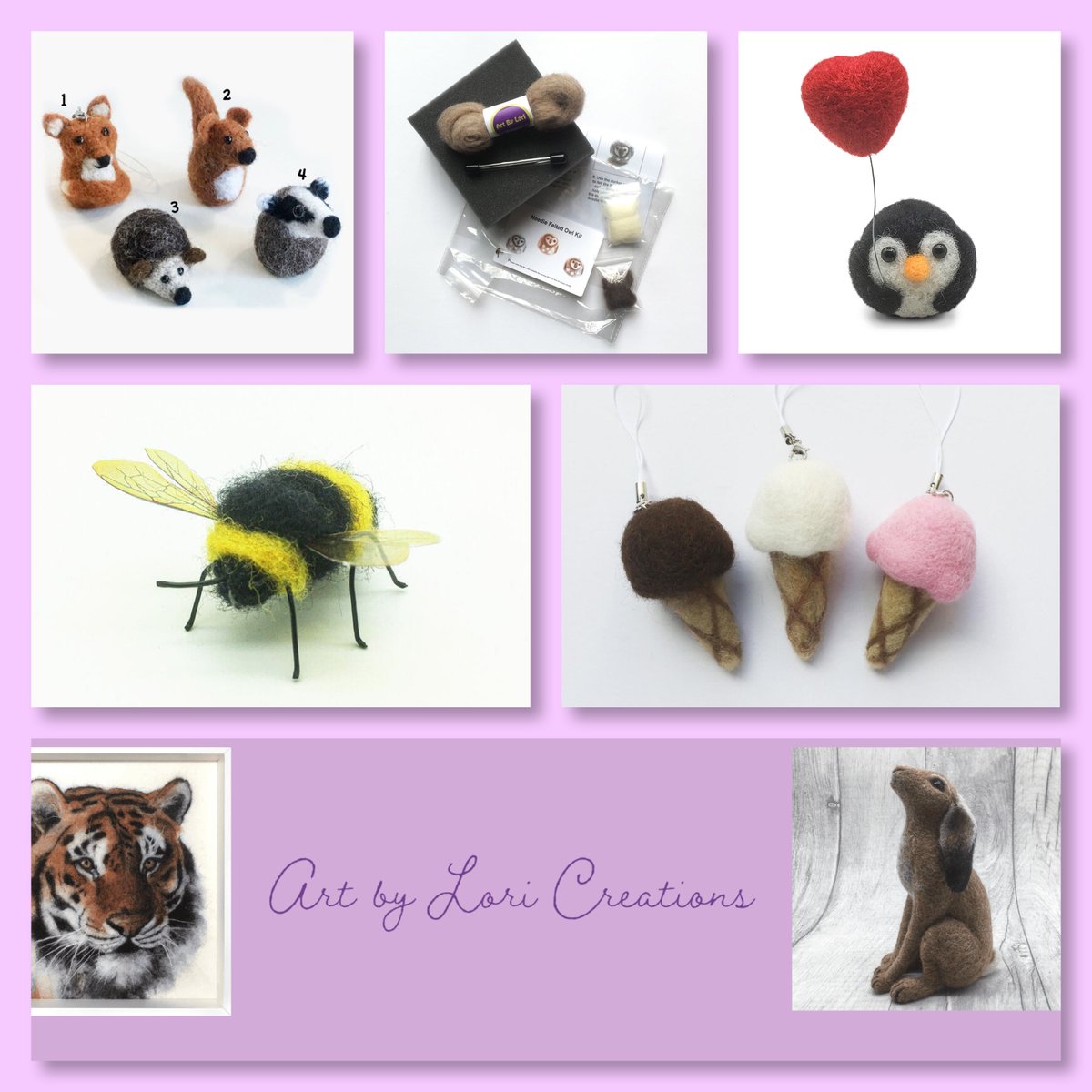 Whether you want ready made gifts or a kit to try for yourself then Lori’s lovely shop is the place to visit. thebritishcrafthouse.co.uk/shop/art-by-lo… #CGArtisans #giftideas