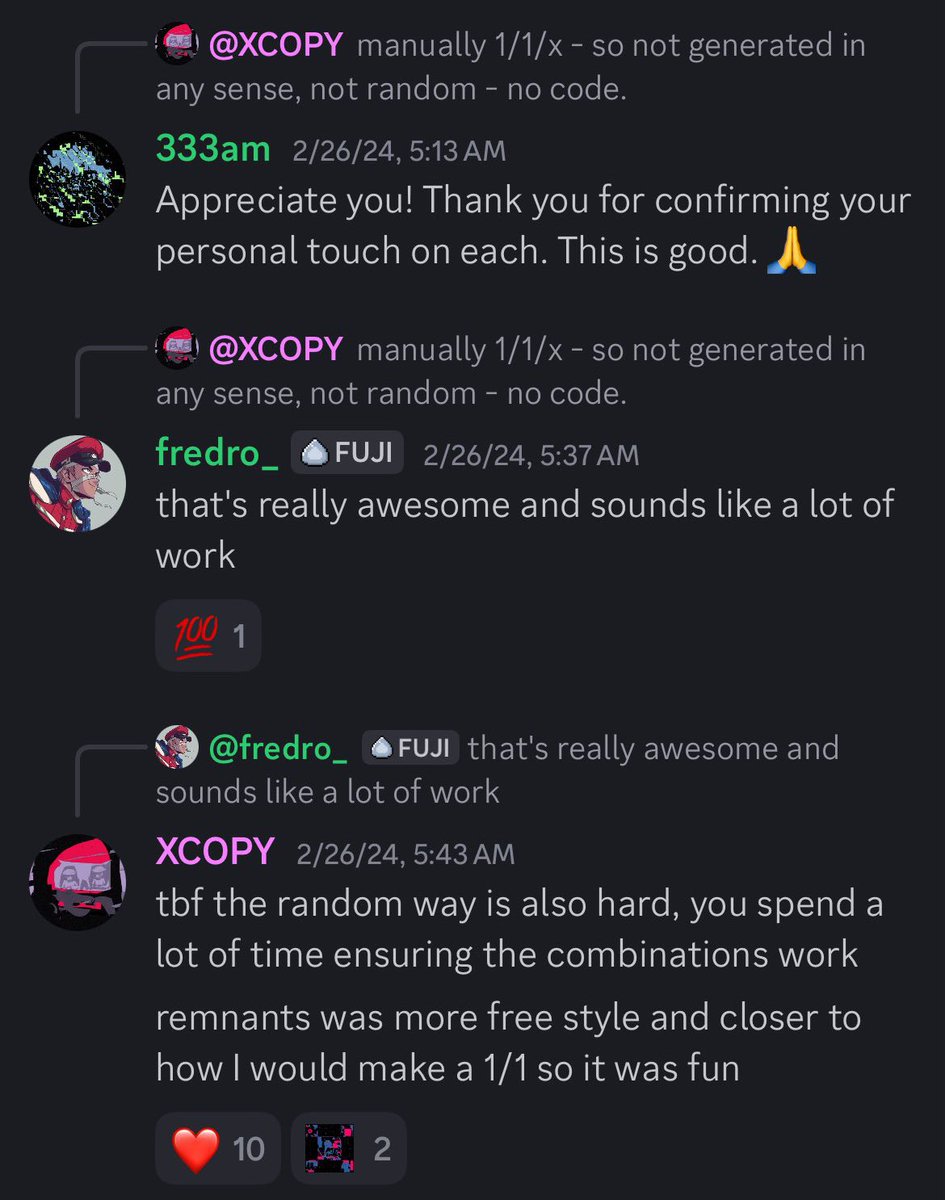Freecard_'s tweet image. XCOPY Remnants
1/1/250
Manually created / not generated
Only 3 listed