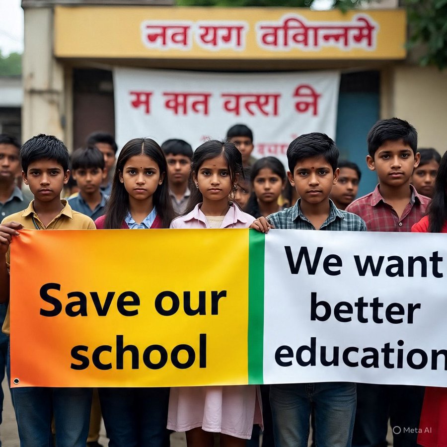Save our School 
#JusticeForSchoolsChildren