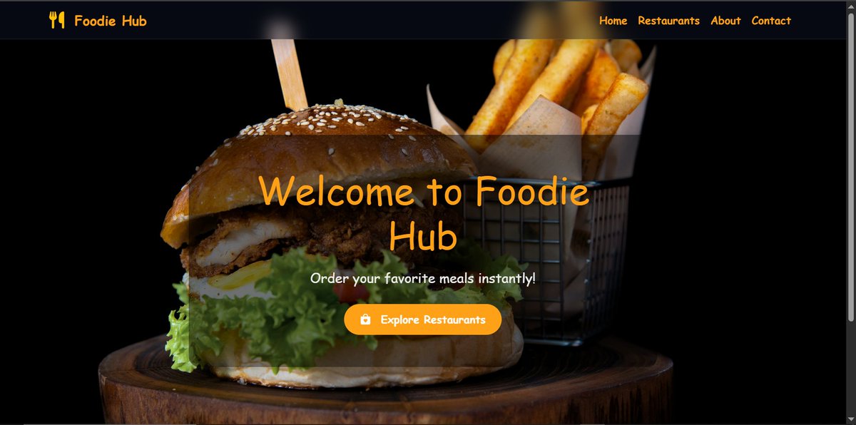 SatayeshE59770's tweet image. 🍽️Cooking up a new assignment... Uploading soon! 🔥
@E_Ehrari 
@CodeToInspire 
#Bootstrap #FoodiHub #WebDesign