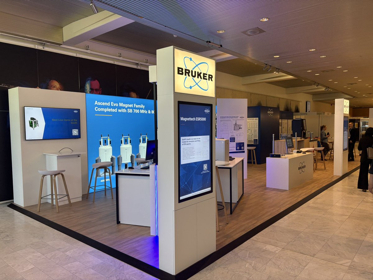 Thorsten Maly (he/him) (@thmaly) on Twitter photo If you’re attending <a href="/euromar2025/">EUROMAR 2025</a> checkout the Bruker booth and join us for a live demo of our ESR5000 benchtop EPR spectrometer and the Compact-Q. If you’re attending <a href="/euromar2025/">EUROMAR 2025</a> checkout the Bruker booth and join us for a live demo of our ESR5000 benchtop EPR spectrometer and the Compact-Q.
