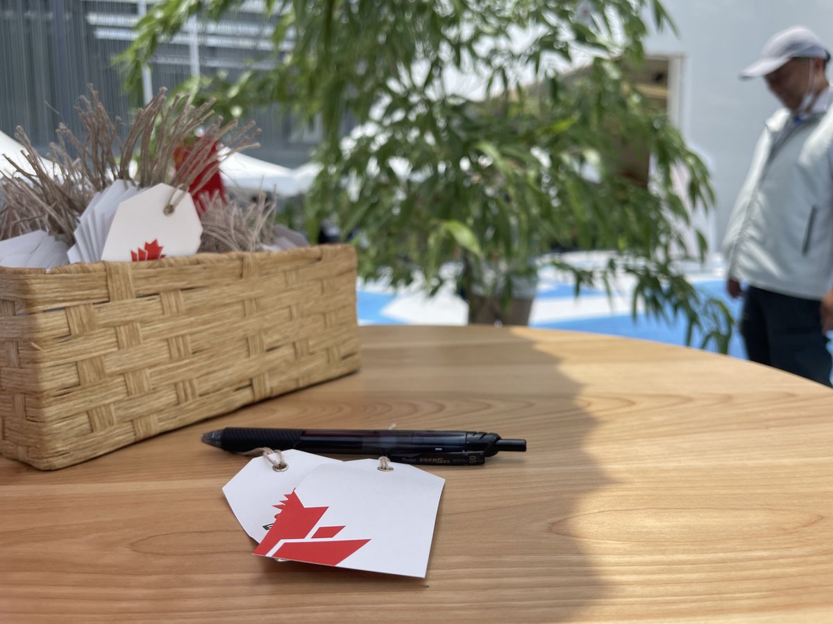 The #CanadaPavilion invites you to get with the spirit of Japan’s Stars Festival, “Tanabata”! 

Take part in the tradition and write your wish on our own Canada Pavilion “Tanzaku” to hang it on our bamboo wishing tree. 

＠expo2025japan
