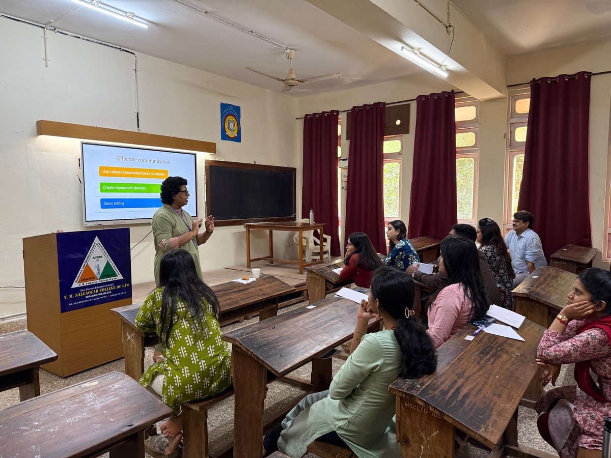 vmsclgoa's tweet photo. The two-day FDP for faculty members

Prof. Bhaskar Nayak, Prof. Shaber Ali, Prof. M.R.K. Prasad, Dr. Kim Couto, Dr. K.S. Rao, Dr. B.S. Patil, Dr. Sandhya Ram, and Mr. Ramrai Naik https://t.co/DcQfBCBX73