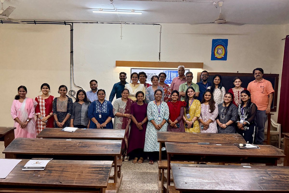 vmsclgoa's tweet photo. The two-day FDP for faculty members

Prof. Bhaskar Nayak, Prof. Shaber Ali, Prof. M.R.K. Prasad, Dr. Kim Couto, Dr. K.S. Rao, Dr. B.S. Patil, Dr. Sandhya Ram, and Mr. Ramrai Naik https://t.co/DcQfBCBX73