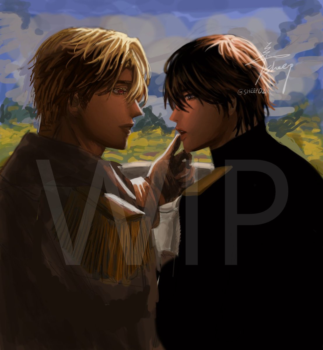 SH33PO2's tweet image. WIP💛🖤 
#turning #터닝