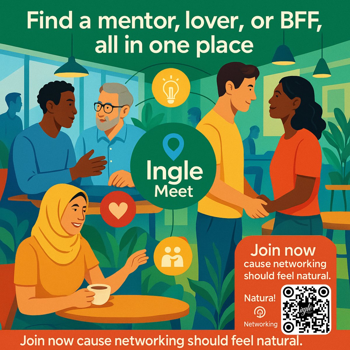 IngleMeet's tweet image. Find a mentor, a match, or your next big move in one place. Real connections, real people, real purpose. All on Inglemeets.

Download IngleApp now and meet who actually matters.

#relationshipgoals #networkandchill #findyourtribe #inglemeets #purposefuldating