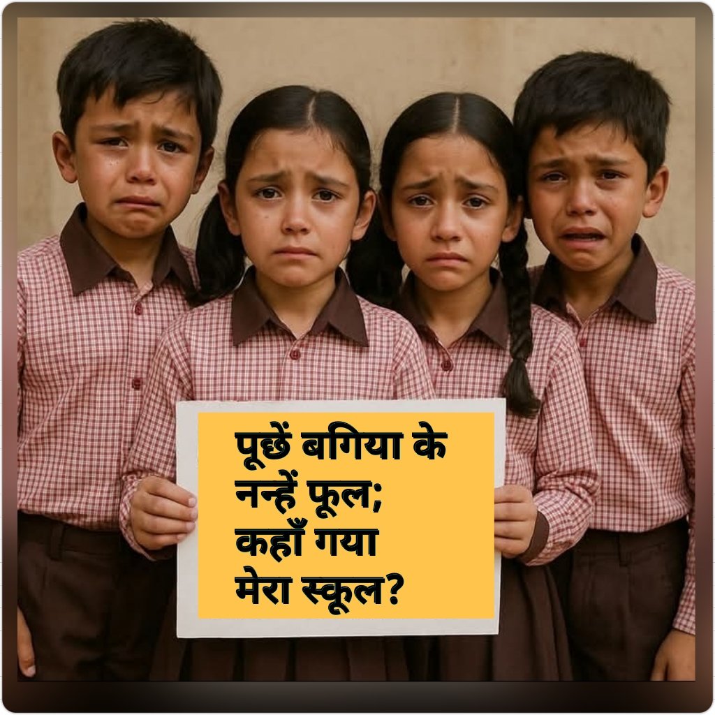 Deepak Bajpai (@thedeepakbajpai) on Twitter photo गांव के गरीब बच्चों की शिक्षा का एकमात्र स्थान; इन्हे न बंद करें श्रीमान
#JusticeForSchoolsChildren
<a href="/myogiadityanath/">Yogi Adityanath</a> <a href="/narendramodi/">Narendra Modi</a>
<a href="/CMOfficeUP/">CM Office, GoUP</a> <a href="/DrDCSHARMAUPPSS/">Dr Dinesh Chandra Sharma</a> <a href="/s_uppss/">SHASHANKBHUSHANUPPSS UNNAO</a> गांव के गरीब बच्चों की शिक्षा का एकमात्र स्थान; इन्हे न बंद करें श्रीमान
#JusticeForSchoolsChildren
<a href="/myogiadityanath/">Yogi Adityanath</a> <a href="/narendramodi/">Narendra Modi</a>
<a href="/CMOfficeUP/">CM Office, GoUP</a> <a href="/DrDCSHARMAUPPSS/">Dr Dinesh Chandra Sharma</a> <a href="/s_uppss/">SHASHANKBHUSHANUPPSS UNNAO</a>