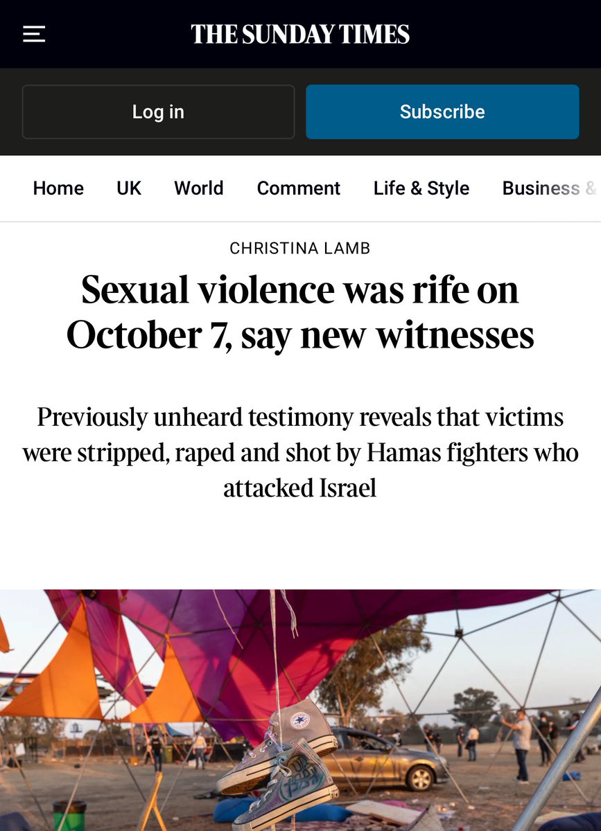 I have seen firsthand some of the evidence mentioned here, as have others. It is incontrovertible. No matter how often we testify to its existence, we’re told we are lying.

So we have the UN, ICC, and now this report all corroborating that Hamas are rapists. Even though the
