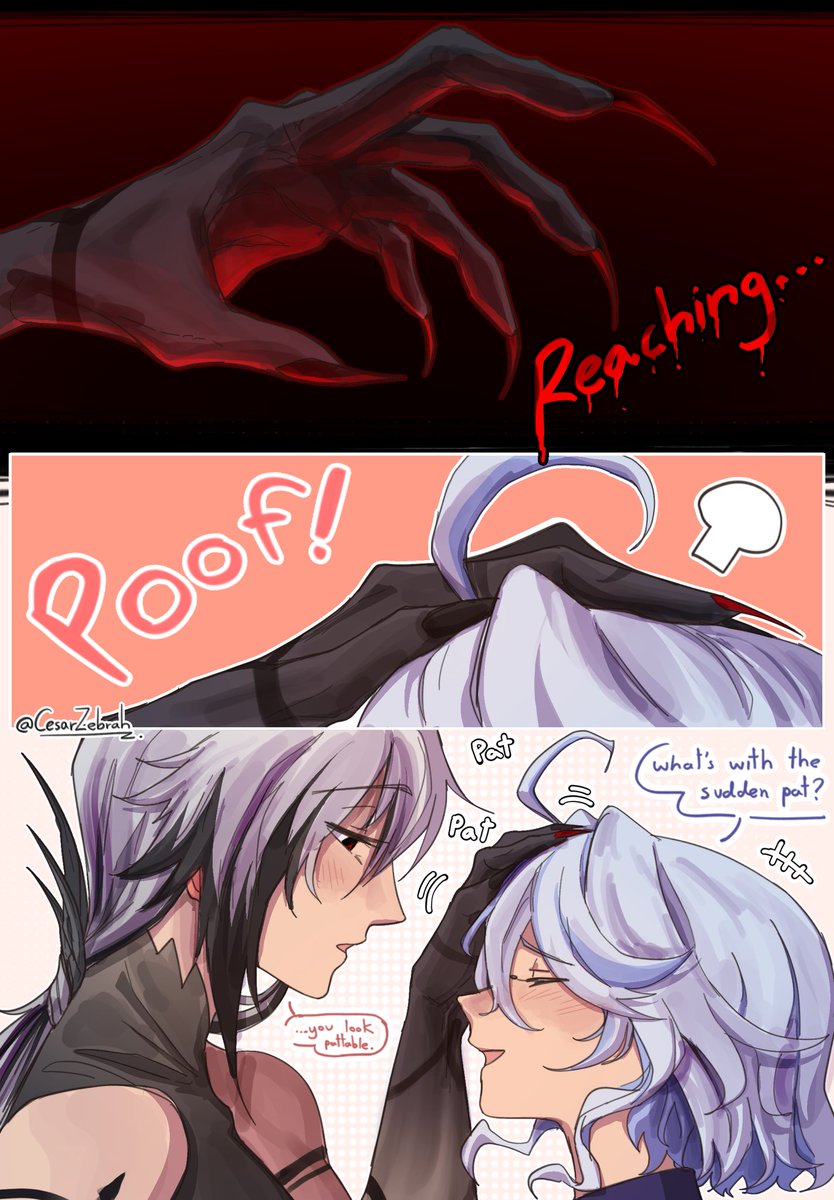 CesarZebrah's tweet image. Evil father’s Hand!!….or is it?

#Arlefuri