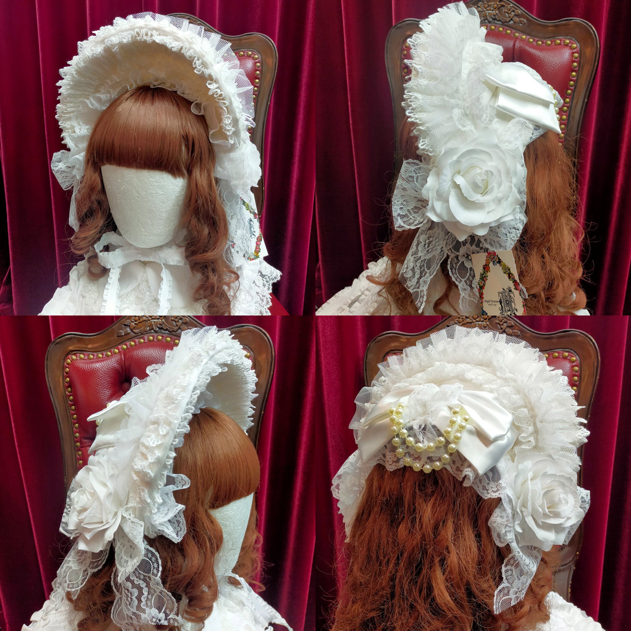 アトリエピエロ　herhum ボンネット 1度着用 🎪ATELIER-PIERROT大阪店🎪〜7/13までサマーセール開催中🌺 on X