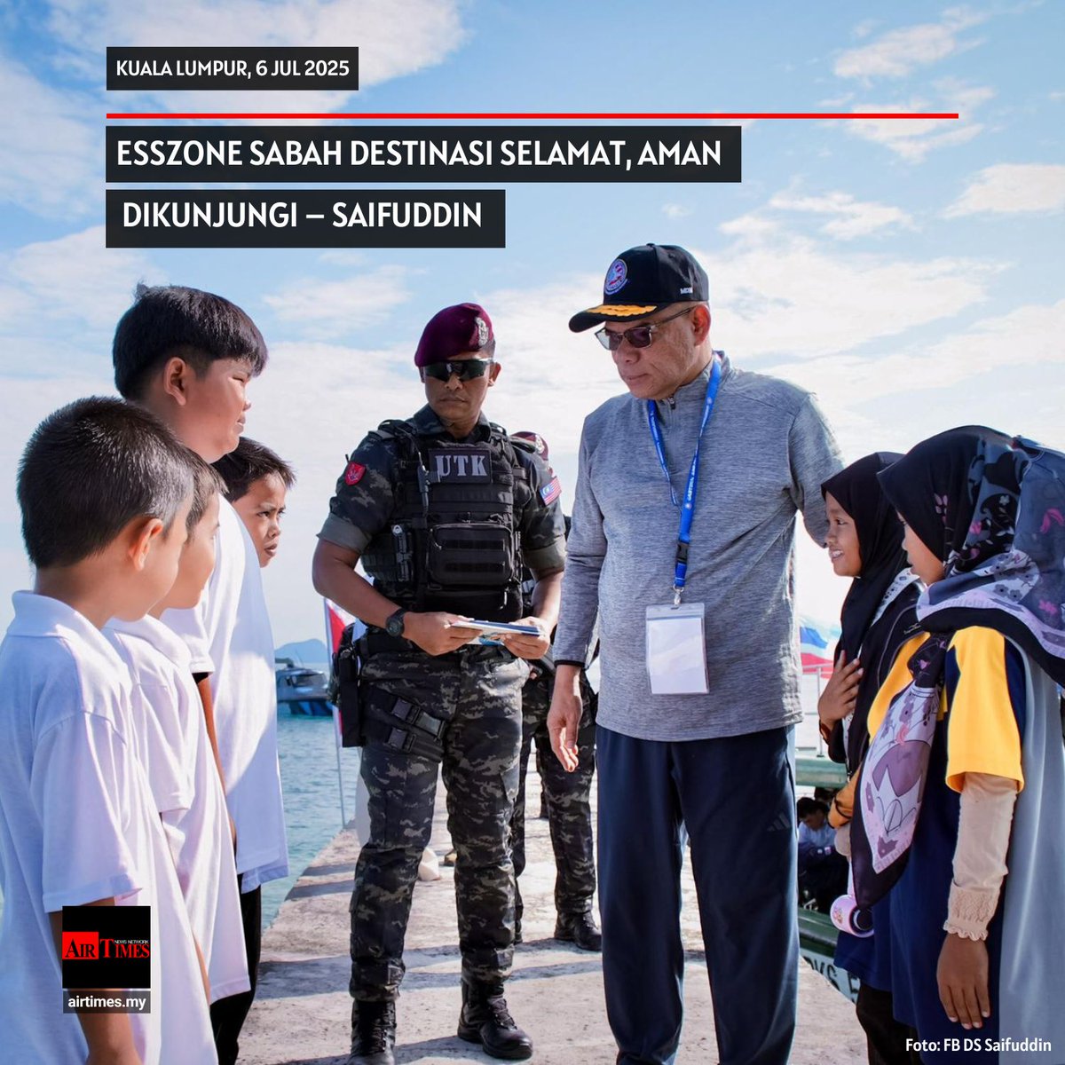 Air Times News Network (@theairtimes) on Twitter photo Sabah khususnya kawasan Zon Selamat Sabah Timur (ESSZone) merupakan destinasi yang aman dan selamat untuk dikunjungi pelancong luar negara.
<a href="/KDNPUTRAJAYA/">KDN๐ฒ๐พ</a> <a href="/saifnasution/">Saifuddin Nasution Ismail</a>
#keselamatan #airtimes #Sabah #Malaysia #KDN
airtimes.my/2025/07/06/essโฆ Sabah khususnya kawasan Zon Selamat Sabah Timur (ESSZone) merupakan destinasi yang aman dan selamat untuk dikunjungi pelancong luar negara.
<a href="/KDNPUTRAJAYA/">KDN๐ฒ๐พ</a> <a href="/saifnasution/">Saifuddin Nasution Ismail</a>
#keselamatan #airtimes #Sabah #Malaysia #KDN
airtimes.my/2025/07/06/essโฆ